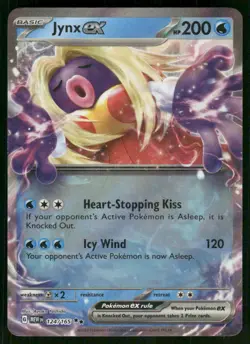 Jynx ex - 124/165 Double Rare Holo NM Pokemon SV: Scarlet & Violet 151 - Image 1