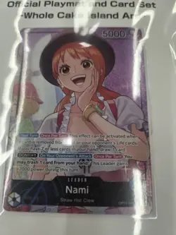 Nami (OP11-041) Alt Whole Cake Island One Piece Card Game Exclusive - Image 1