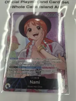 Nami (OP11-041) Alt Whole Cake Island One Piece Card Game Exclusive - Image 2