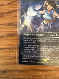 Yuna, Hope of Spira (Borderless) (Chocobo Track Foil) Final Fantasy Foil Mint - Image 4