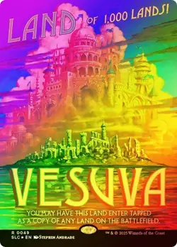 Vesuva Halo Foil Secret Lair Encyclopedia NM MTG - Image 1