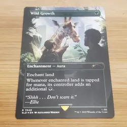 1x Wild Growth 7049, Foil, Last of Us Secret Lair, Magic MTG NM - Image 1