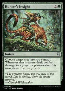 Hunter's Insight 232/361 Commander Legends MTG Magic the Gathering card - Image 1
