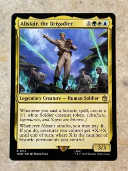 MTG NM Alistair, the Brigadier [Doctor Who] - Image 1