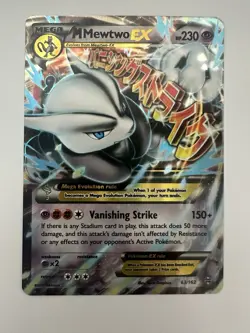 M Mewtwo EX 🔮 63/162 Holo | XY BREAKthrough | English Pokemon TCG | LP - Image 1