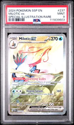 Pokemon Milotic EX PSA 9 Mint 237/191 Special Illustration Rare Surging Sparks - Image 1