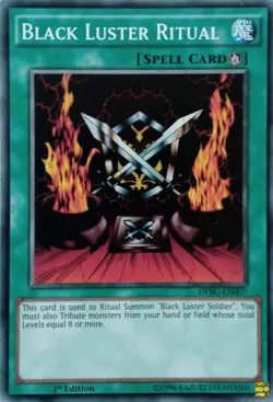 DPBC-EN007 BLACK LUSTER RITUAL COMMON 1ST EDITION YuGiOh CARD - Image 1
