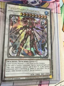 Crystron Phoenix - RA04-EN058 - Quarter Century Secret Rare - Yu Gi Oh - Image 2