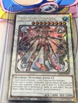 Crystron Phoenix - RA04-EN058 - Quarter Century Secret Rare - Yu Gi Oh - Image 4
