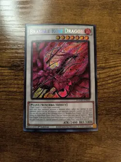 Bramble Rose Dragon DOOD-EN039 Secret Rare Doom of Dimensions 1st Edition Yugioh - Image 1
