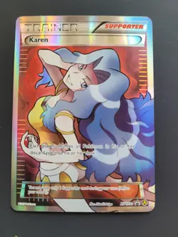 Karen XY177A Alternate Art Holo Pokemon TCG Card - Image 1