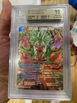 Ss2 kefla lightning speed bt15-148 spr bgs 10 dragon ball super card game psa - Image 1