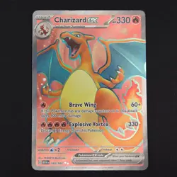 Pokemon TCG Card Charizard ex 183/165 S&V 151 Ultra Rare Full Art *English* - NM - Image 1