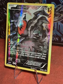 Pokemon Darkrai TCG Full Art Black Star Promo Card XY114 English 2016 - Image 3