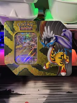 Factory Sealed Pokemon Trading Card Games Paradox Destinies Raging Bolt ex Tin - Image 1