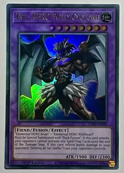 Evil HERO Legendary Duelist LDS3-EN030 (NM) Ultra Rare 1st Edition YuGiOh Card - Image 1