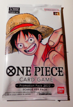 One Piece Promo Booster Pack Promo Unopened Card Game Carte English Mint 2022 - Image 1