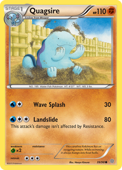 Quagsire 39/98 Common | Ancient Origins | Pokemon Card - Image 1