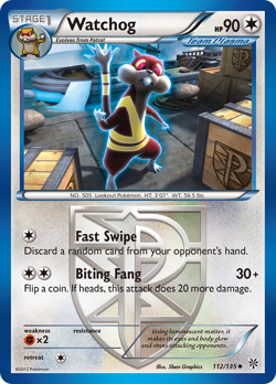 Watchog 112/135 Uncommon | Plasma Storm | Pokemon Card - Image 1