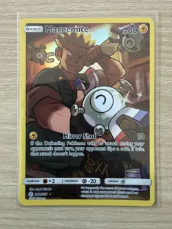 Pokemon TCG Magnemite Holo Secret Rare Card Cosmic Eclipse 242/236 - NM - Image 3