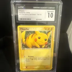 CGC 10 Pikachu 2004 EX Fire Red & Leaf Green 74/112 Pokemon Card - Image 1