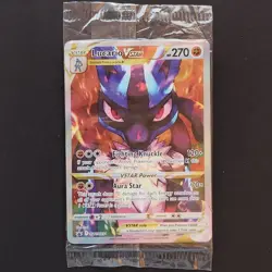 Lucario VSTAR SWSH291 Sealed Holo Black Star Promo Crown Zenith Pokemon TCG - Image 1