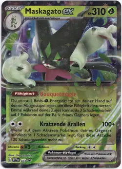 Pokemon Maskagato ex Double Rare Blackstar Promo SVP 033 NM Deutsch - Image 1