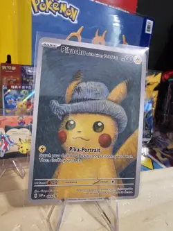 Van Gogh Starry Night Mewtwo - Classic Pokemon Fan Art Custom - Non TCG (NM) - Image 2