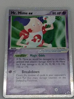 Mr. Mime ex 110/112 Firered & Leafgreen Holo Ultra Rare Pokemon TCG Nintendo 151 - Image 3