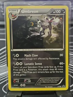 Pokemon Umbreon XY96 TCG Black Star Promo Holo LP - Image 1