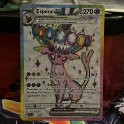Espeon ex SVP 175 - Pokemon S&V Black Star Promo - Prismatic Evolutions - Image 1