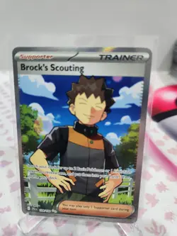 Pokemon TCG - Brock's Scouting 179/159 - Journey Together - Full Art - NM/M - Image 1