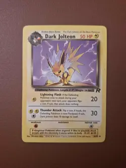 DARK JOLTEON 38/82 TEAM ROCKET 1999-2000 POKEMON TCG - Image 1