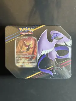 Pokemon Crown Zenith Tin Glarian Articuno Factory Sealed - Image 1