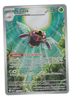 Pokemon TCG: Ninjask (Illustration Rare) - 137/132 - ME01: Mega Evolution - NM - Image 1