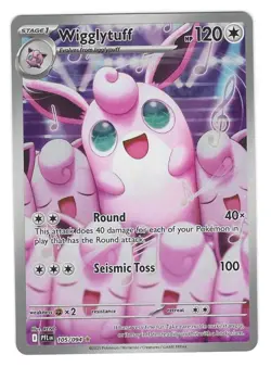 Pokemon TCG: Wigglytuff (Illus. Rare) - 105/94 - ME02: Phantasmal Flames - NM - Image 1