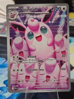 Pokemon TCG: Wigglytuff (Illus. Rare) - 105/94 - ME02: Phantasmal Flames - NM - Image 3