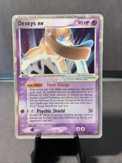 Pokemon TCG Deoxys EX Defense Forme Ultra Rare Deoxys #99/107 Holo 2005 VTG MP - Image 1