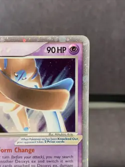 Pokemon TCG Deoxys EX Defense Forme Ultra Rare Deoxys #99/107 Holo 2005 VTG MP - Image 3