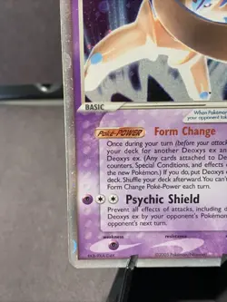Pokemon TCG Deoxys EX Defense Forme Ultra Rare Deoxys #99/107 Holo 2005 VTG MP - Image 5