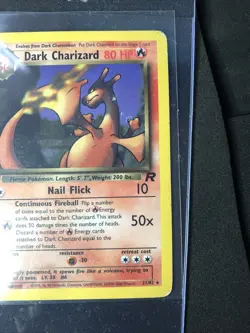 2000 Pokemon Team Rocket Dark Charizard #21/82* - Image 3
