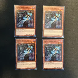Night Assailant Yugioh Lot Of 4 OP19-EN016 Unlimited Lightly Played Goat Format - Image 1