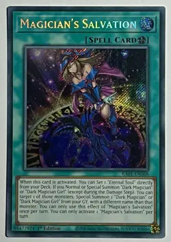 Magician’s Salvation RA01-EN068 (NM) Secret Rare 1st Edition YuGiOh! TCG - Image 1