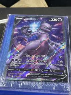 Mewtwo V SWSH229 SWSH: Sword & Shield Promo Cards Holo (Sealed) - Image 1