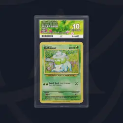 ACE 10 Pokemon Card Bulbasaur Classic Collection CLV 001/034 NOT PSA - Image 1