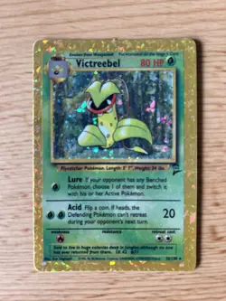 Victreebel - Prism HOLO Jungle Golden Sticker Pokemon Card Vintage - 2nd Edition - Image 1