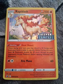 Rapidash - (Prerelease) SWSH270 SWSH: Sword & Shield Promo Cards Holo LP+ - Image 1