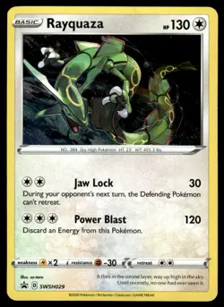 Pokemon TCG SWSH: Sword & Shield Promo Cards #SWSH029 Rayquaza - Image 1