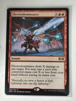 MTG - Electrodominance - Ravnica Allegiance - 099/259 - Rare - Image 1