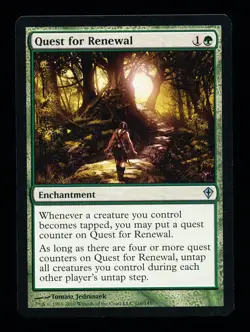 * * 1x Quest for Renewal x1 * * Worldwake MTG NM Near Mint - Image 1
